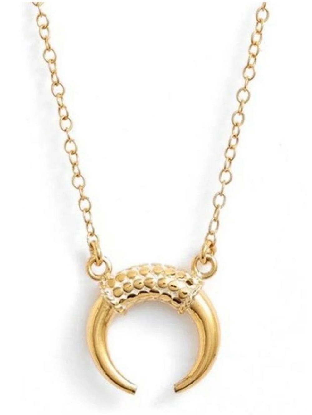 Anna Beck Classic Horn Necklace in Gold